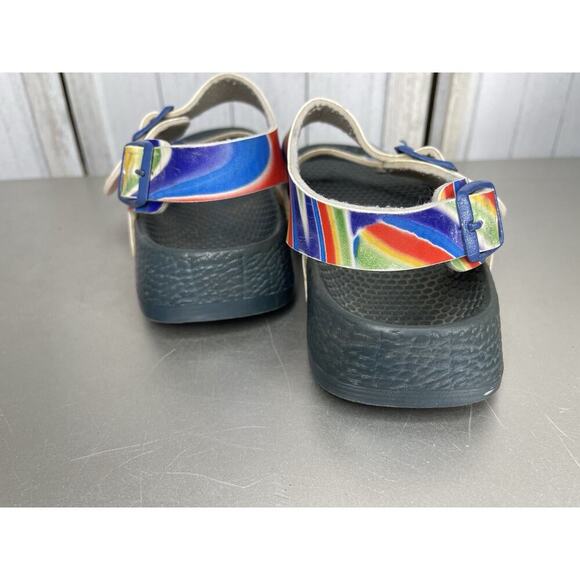 BIRKI'S BIRKENSTOCK Arizona Colorful Swirl Tie Dye Birkis Sandals EU 37 US 7 - Picture 5 of 7